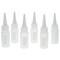 Set of 6 Plastic Bottles for Liquids Application for Liquids Bottles 1 oz